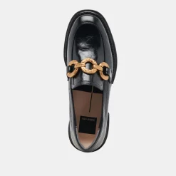 SHEENA LOAFERS MIDNIGHT CRINKLE PATENT