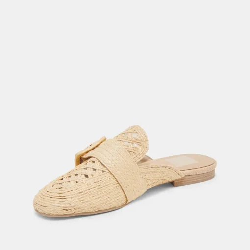 SIANNA FLATS NATURAL RAFFIA