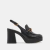 SIRUS HEELS BLACK LEATHER