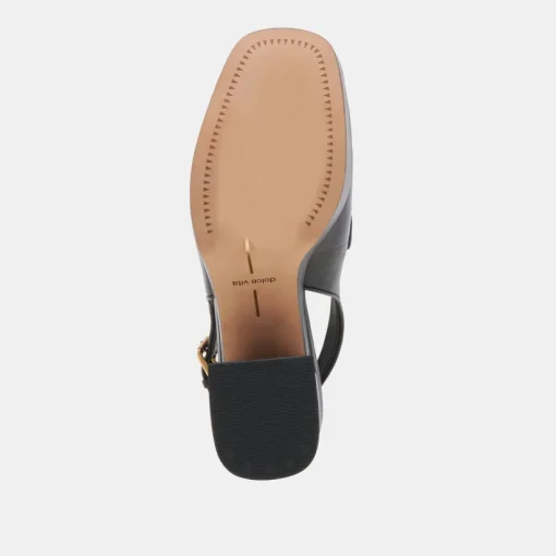 SIRUS HEELS BLACK LEATHER