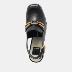 SIRUS HEELS BLACK LEATHER