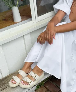 SOYA SANDALS WHITE LEATHER