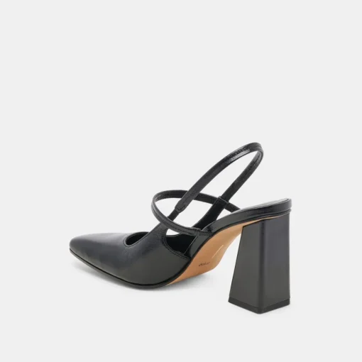 SOYER HEELS MIDNIGHT CRINKLE PATENT