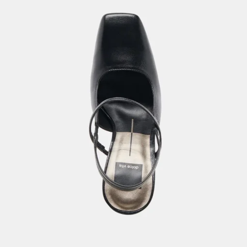 SOYER HEELS MIDNIGHT CRINKLE PATENT