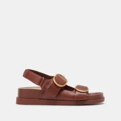 STARLA SANDALS BROWN LEATHER