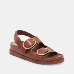 STARLA SANDALS BROWN LEATHER