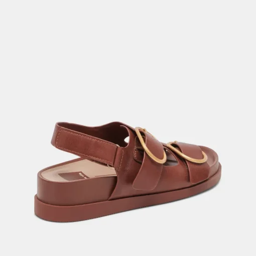 STARLA SANDALS BROWN LEATHER