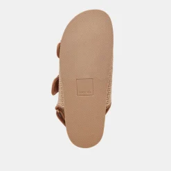 STARLA SANDALS TAN MULTI WOVEN