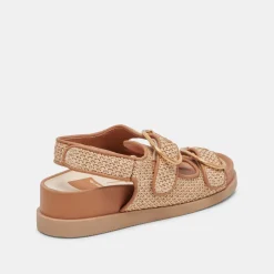 STARLA SANDALS TAN MULTI WOVEN