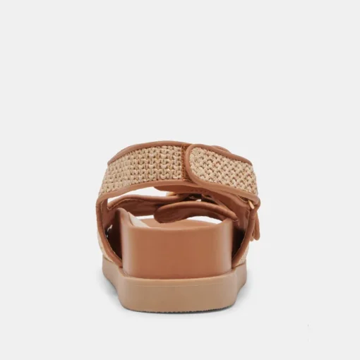 STARLA SANDALS TAN MULTI WOVEN