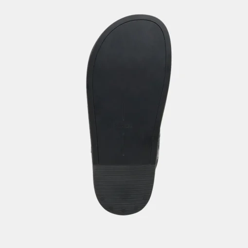 STEFAN SANDALS BLACK LEATHER