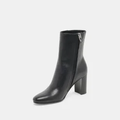 SUZY BOOTIES BLACK LEATHER