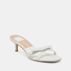 TERISA HEELS TRUE WHITE LEATHER