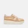 TIGER SNEAKERS LT NATURAL RAFFIA