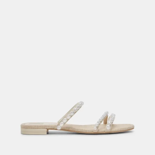 TINKER PEARL SANDALS VANILLA PEARLS