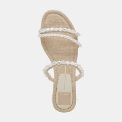 TINKER PEARL SANDALS VANILLA PEARLS