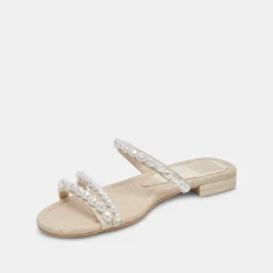 TINKER PEARL SANDALS VANILLA PEARLS