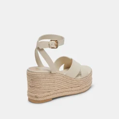 TULANE WEDGES IVORY STELLA