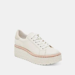 TWAIN SNEAKERS WHITE LEATHER