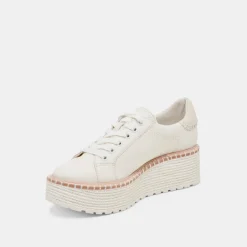 TWAIN SNEAKERS WHITE LEATHER