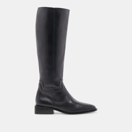 VERDI BOOTS BLACK LEATHER