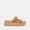 WANIKA SANDALS ALMOND NUBUCK