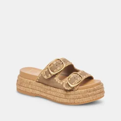 WANIKA SANDALS ALMOND NUBUCK