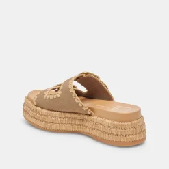WANIKA SANDALS ALMOND NUBUCK