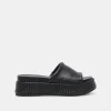 WIMSYN SANDALS BLACK LEATHER