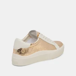 ZAYN 360 SNEAKERS GOLD DISTRESSED LEATHER