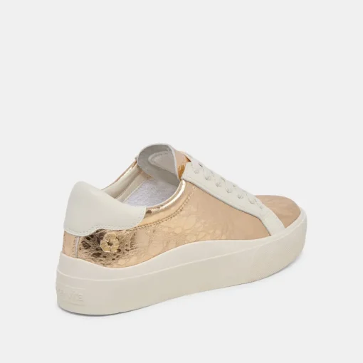 ZAYN 360 SNEAKERS GOLD DISTRESSED LEATHER