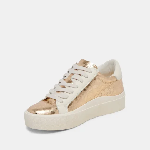 ZAYN 360 SNEAKERS GOLD DISTRESSED LEATHER
