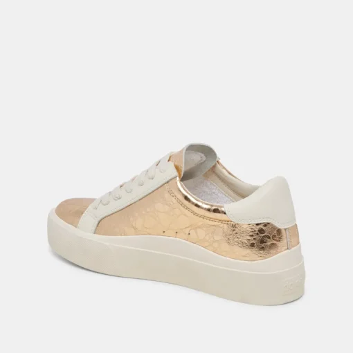 ZAYN 360 SNEAKERS GOLD DISTRESSED LEATHER