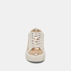 ZAYN 360 SNEAKERS GOLD DISTRESSED LEATHER