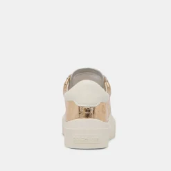ZAYN 360 SNEAKERS GOLD DISTRESSED LEATHER