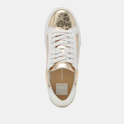 ZAYN 360 SNEAKERS GOLD DISTRESSED LEATHER