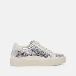 ZAYN 360 SNEAKERS SILVER DISTRESSED LEATHER
