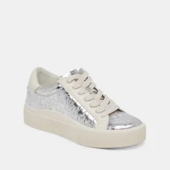 ZAYN 360 SNEAKERS SILVER DISTRESSED LEATHER