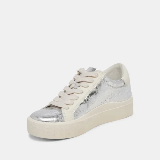 ZAYN 360 SNEAKERS SILVER DISTRESSED LEATHER
