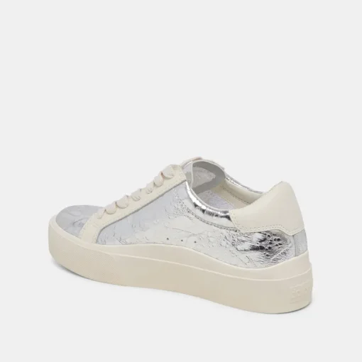 ZAYN 360 SNEAKERS SILVER DISTRESSED LEATHER