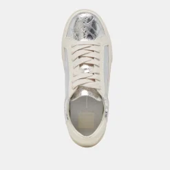 ZAYN 360 SNEAKERS SILVER DISTRESSED LEATHER