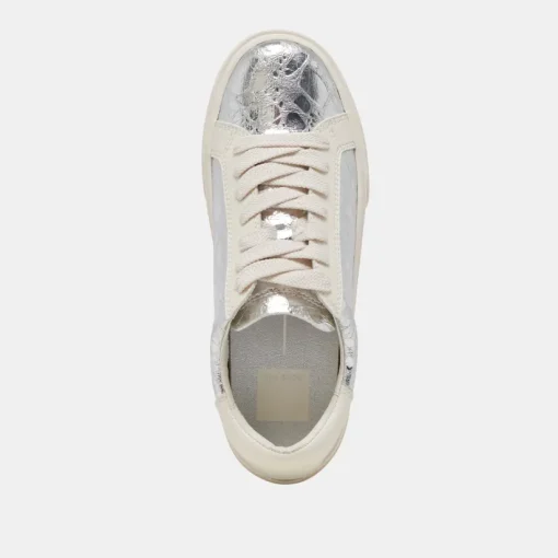 ZAYN 360 SNEAKERS SILVER DISTRESSED LEATHER