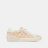 ZINA FLORAL SNEAKERS CREME FLORAL RAFFIA