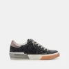ZINA SNEAKERS BLACK SHIMMER GLITTER