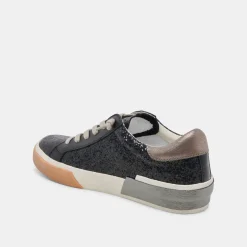 ZINA SNEAKERS BLACK SHIMMER GLITTER