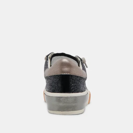 ZINA SNEAKERS BLACK SHIMMER GLITTER