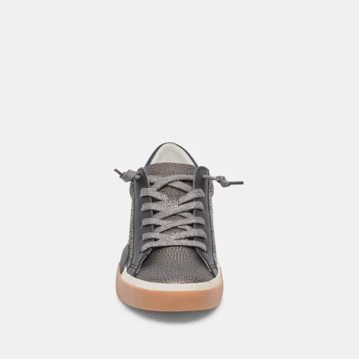 ZINA SNEAKERS BLACK SPOTTED CALF HAIR