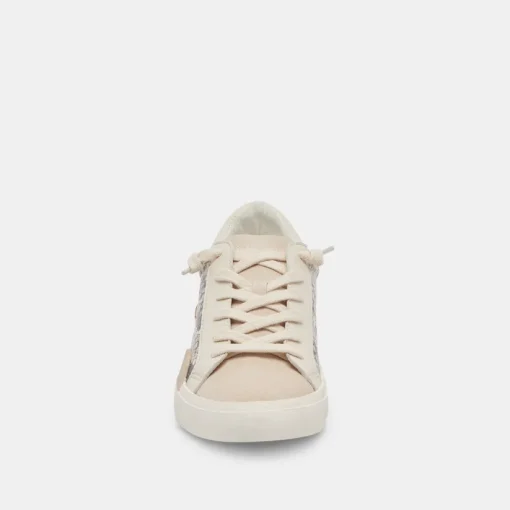 ZINA SNEAKERS BLACK WHITE EMBOSSED SNAKE