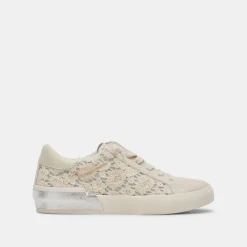 ZINA SNEAKERS CREAM BLUE LACE