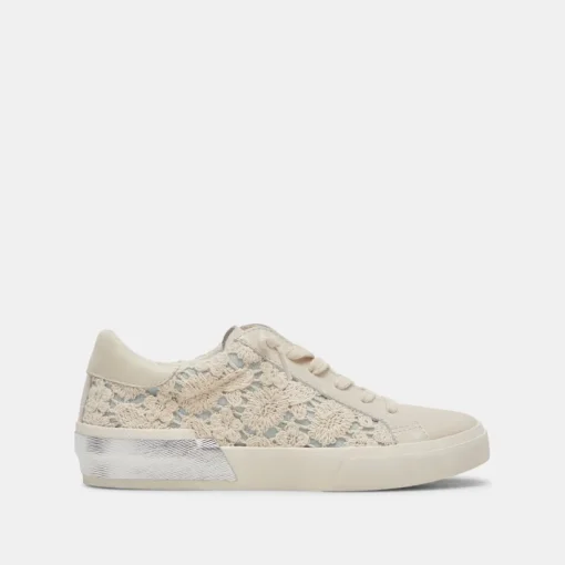 ZINA SNEAKERS CREAM BLUE LACE